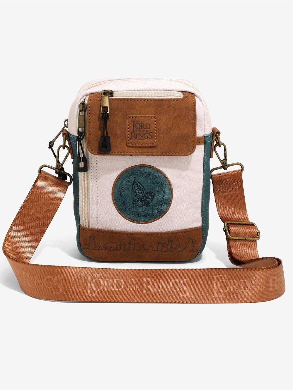 Lord of the Rings Leaf of Lorien Athletic Crossbody Bag